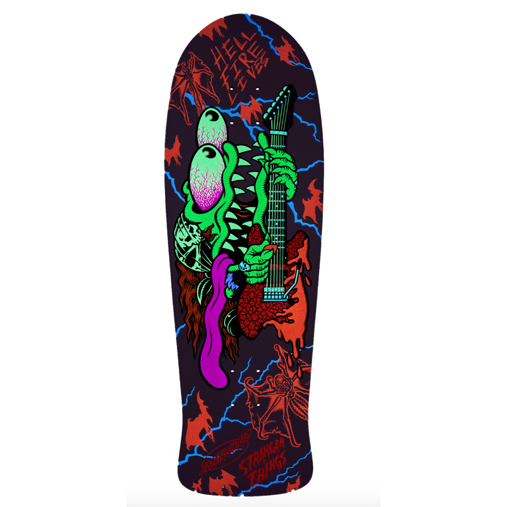 SANTA CRUZ Santa-Cruz X Stranger Things Meek Slasher Eddie Reveal 10.1