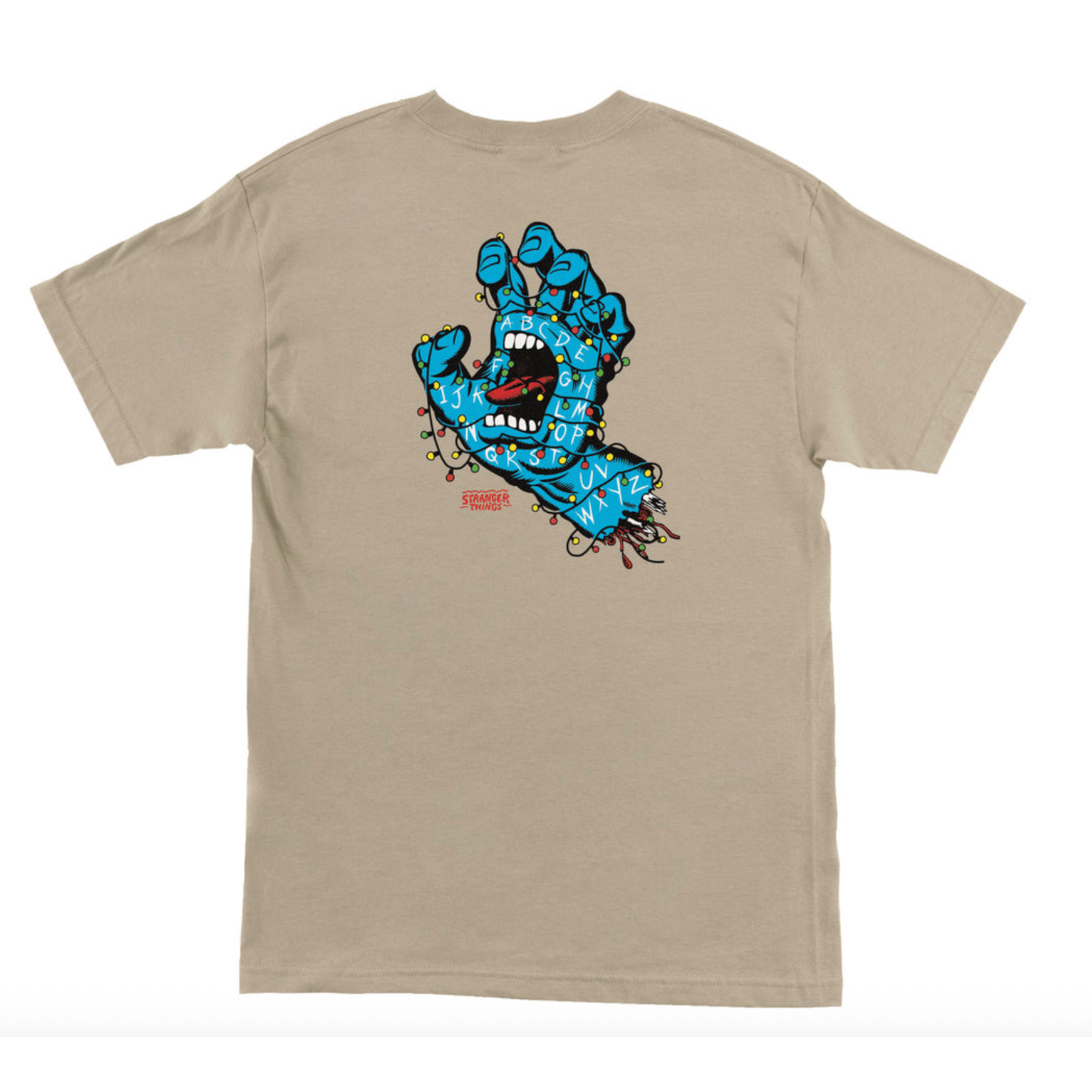 SANTA CRUZ Santa-Cruz X Stranger Things Screaming Lights Tee