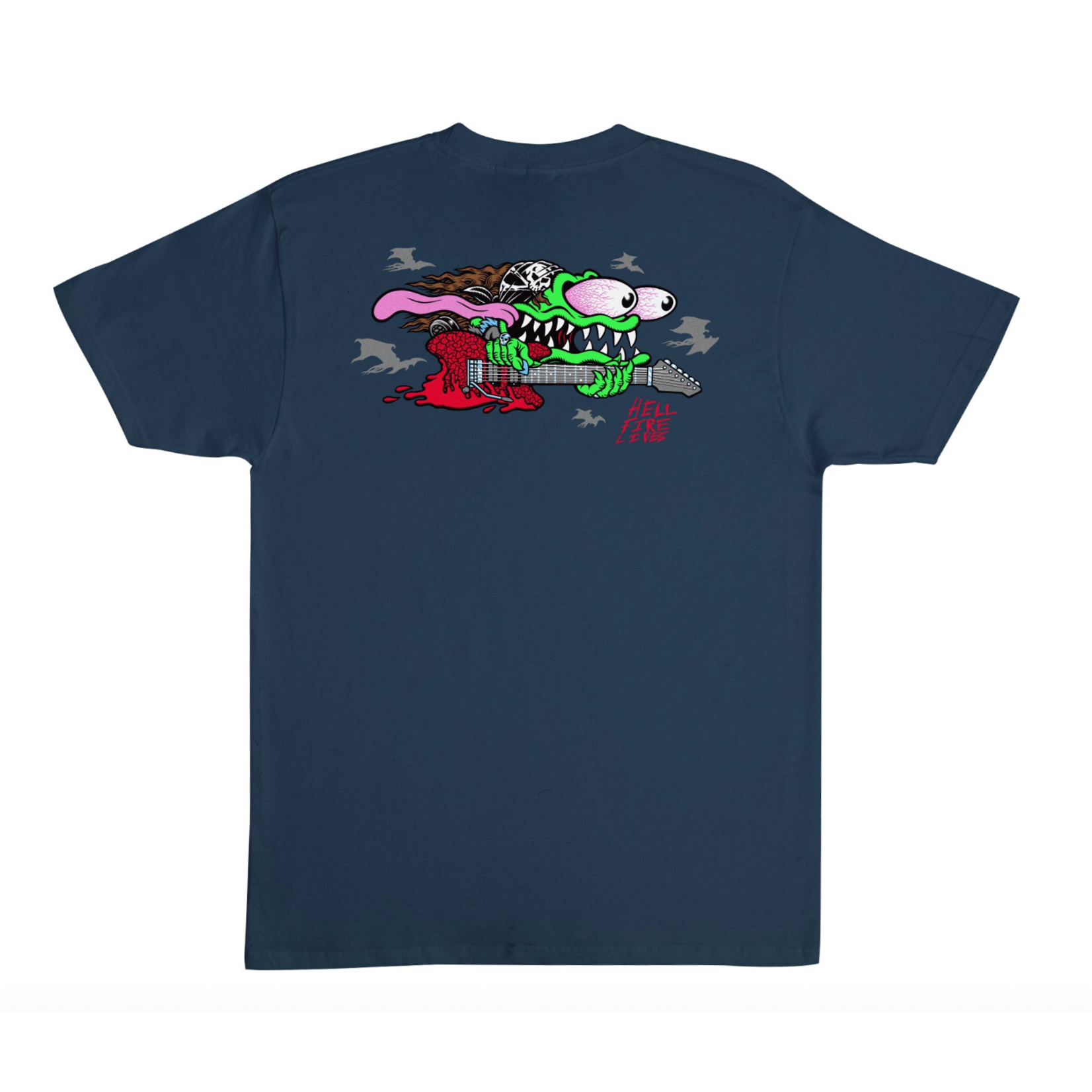 SANTA CRUZ Santa-Cruz X Stranger Things Eddie Slasher Tee