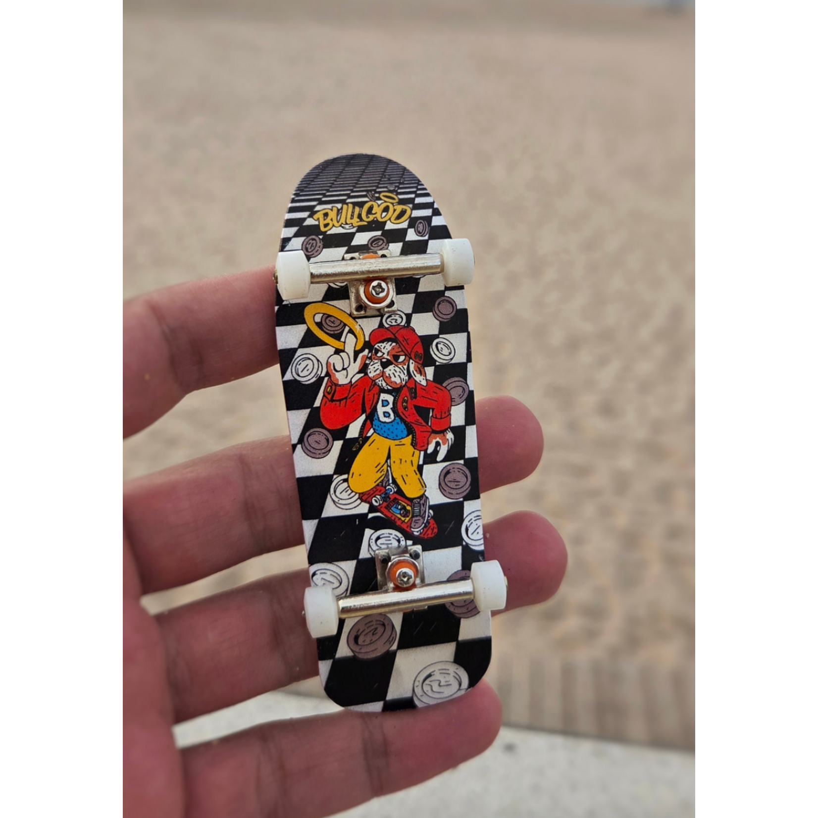 BULLGOD BULLGOD  OLD SCHOOL WHITE PREMIUM FINGERBOARD