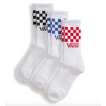 VANS VANS Classic Check Crew CHECKERBOARD White 3 pack