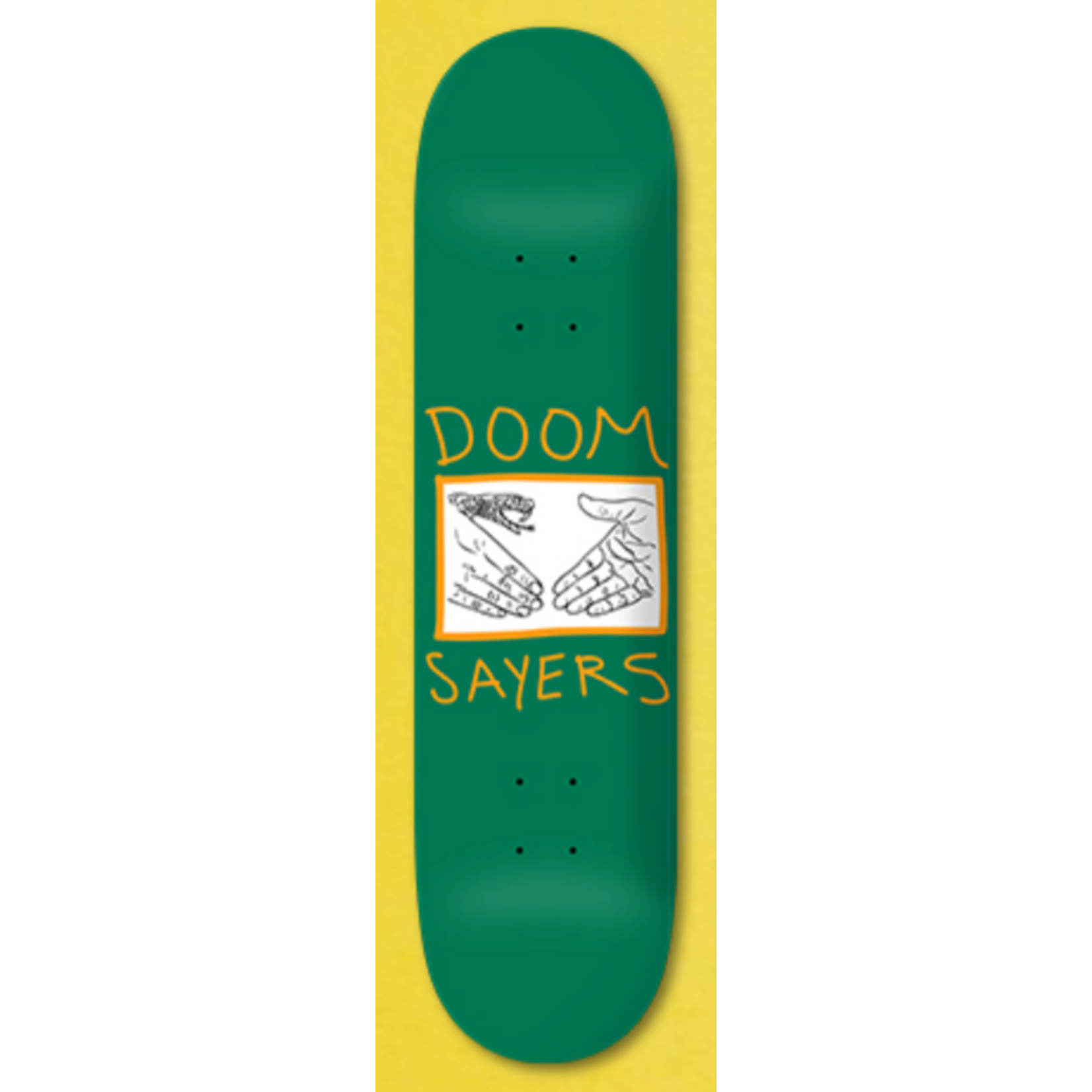 DOOMSAYERS DOOMSAYERS - DECKS - SNAKE SHAKE FORREST GREEN 8.0