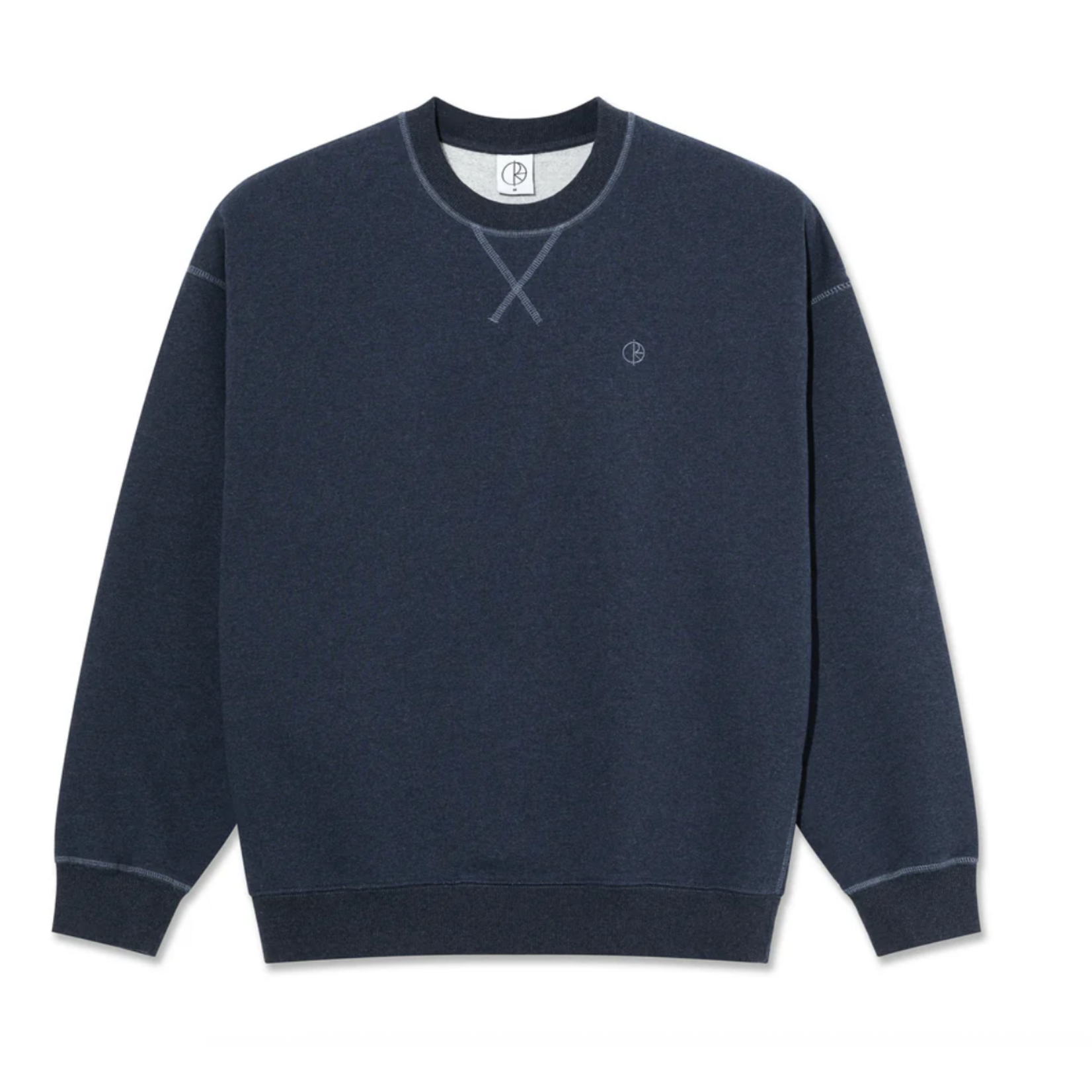 POLAR POLAR FRANKIE CREWNECK - NAVY MELANGE