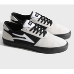 LAKAI LAKAI Manchester White suede Black black