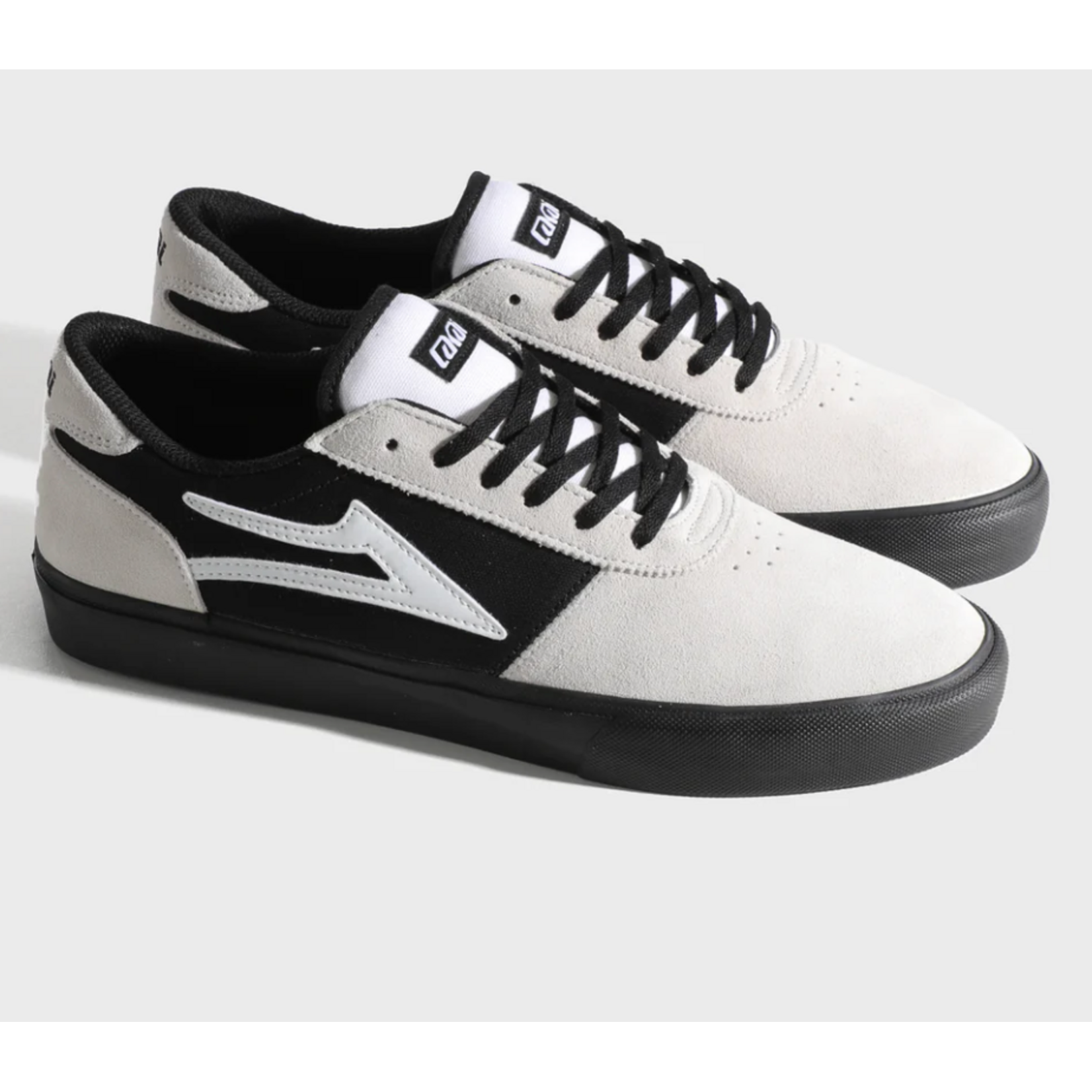 LAKAI LAKAI Manchester White suede Black black