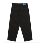 POLAR POLAR BIG BOY DENIM - Black Blue Stitch