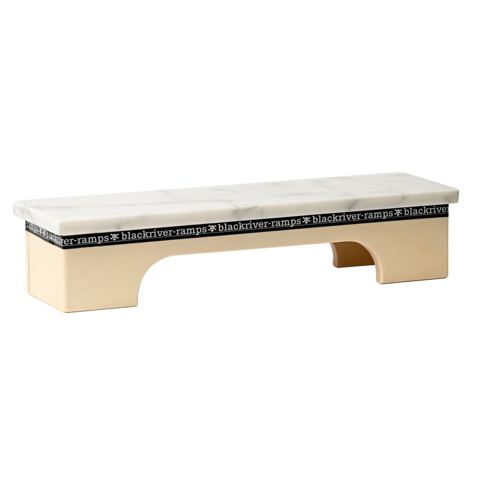 BLACKRIVER Blackriver Fingerboard Ramps - White Marble Box High