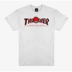THRASHER THRASHER X SPITFIRE BIG HEAD OUTLINE TEE WHITE