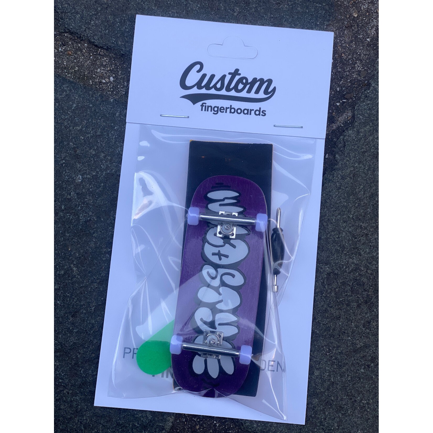 WILD STYLE CUSTOM WILD STYLE FINGERBOARD BOXY PURPLE
