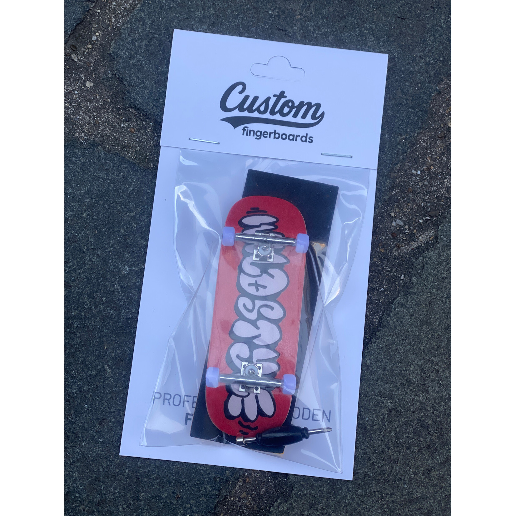 WILD STYLE CUSTOM WILD STYLE FINGERBOARD BOXY RED