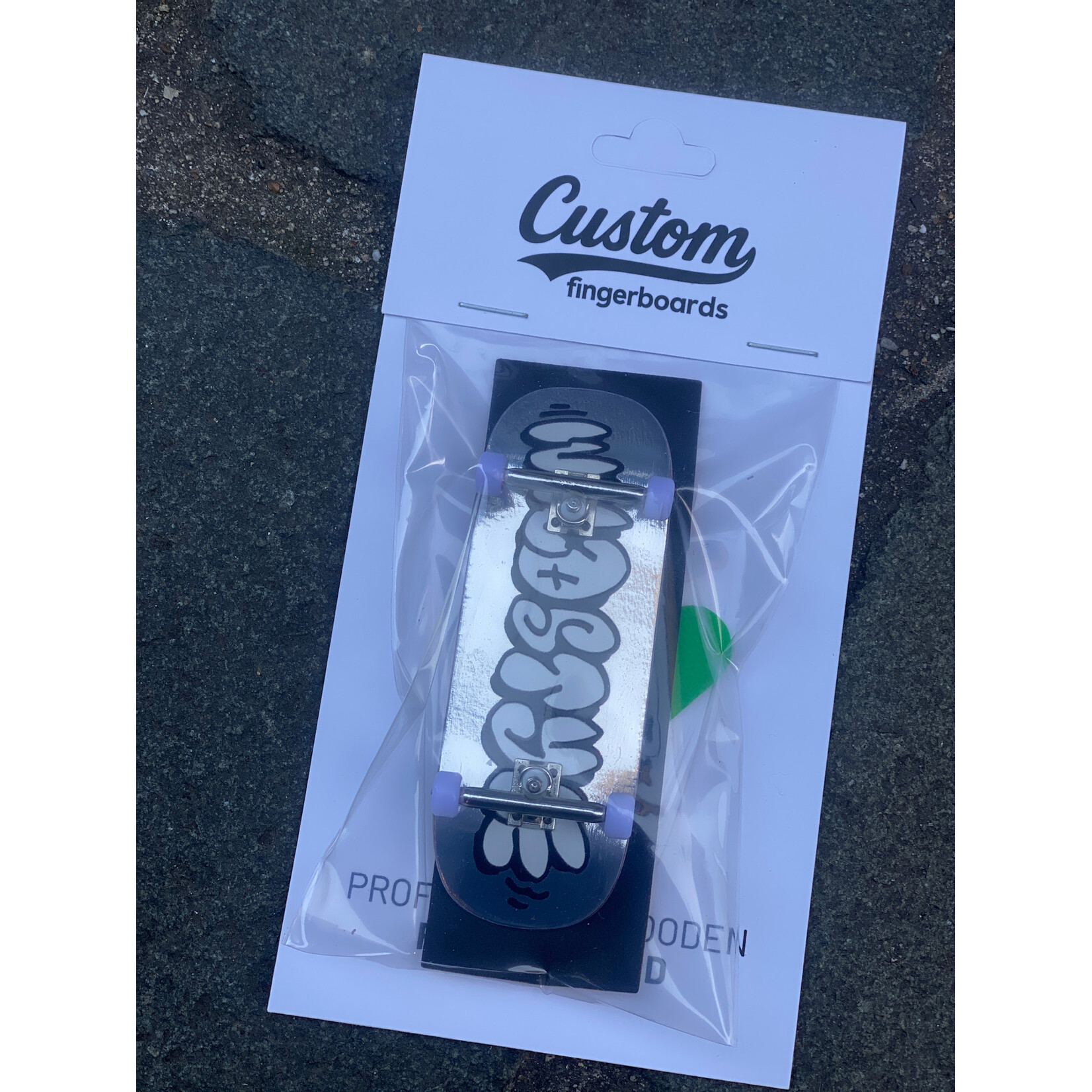 WILD STYLE CUSTOM WILD STYLE FINGERBOARD BOXY SILVER