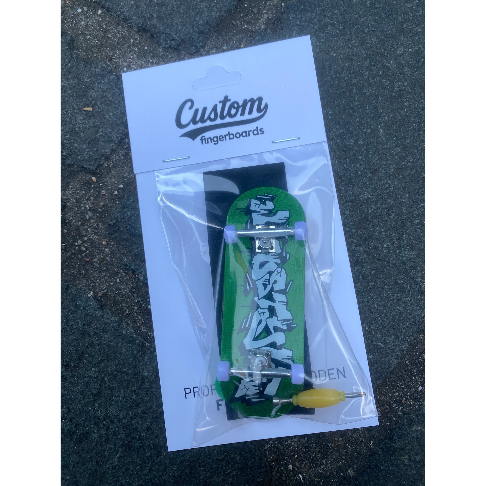 WILD STYLE CUSTOM WILD STYLE FINGERBOARD GREEN