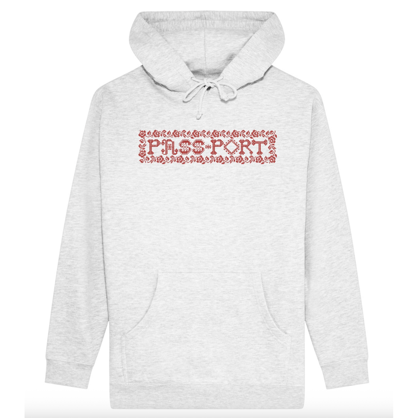 KEEP IT CLEAN Pass Port Rosary Hoodie Grey