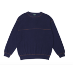 KEEP IT CLEAN Pass Port Overlocked Knit Sweater Navy