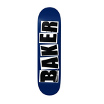 BAKER Baker Brand Logo Navy Skateboard Deck 8.25
