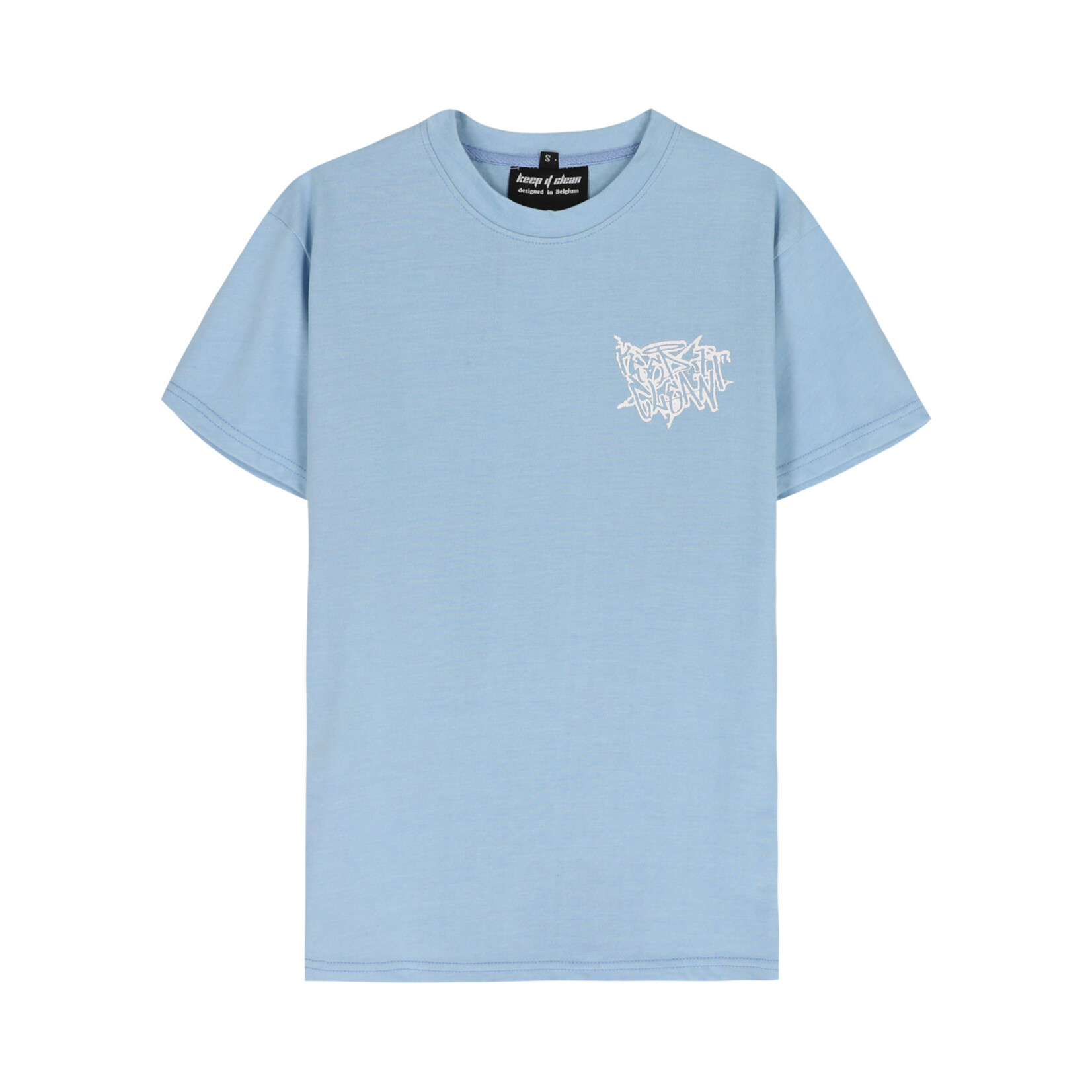 KEEP IT CLEAN KEEP IT CLEAN CLEANEST TEE SKYB BLUE