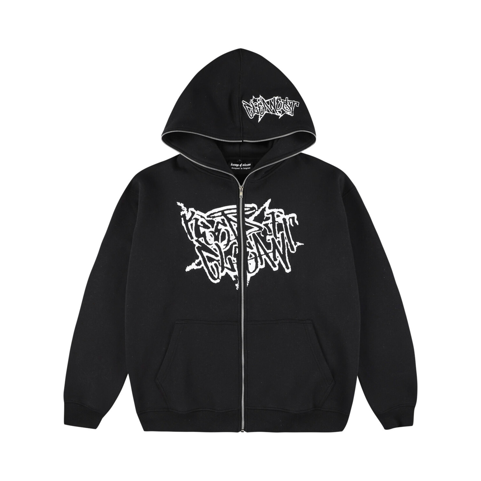 KEEP IT CLEAN KEEP IT CLEAN Full Zip Black