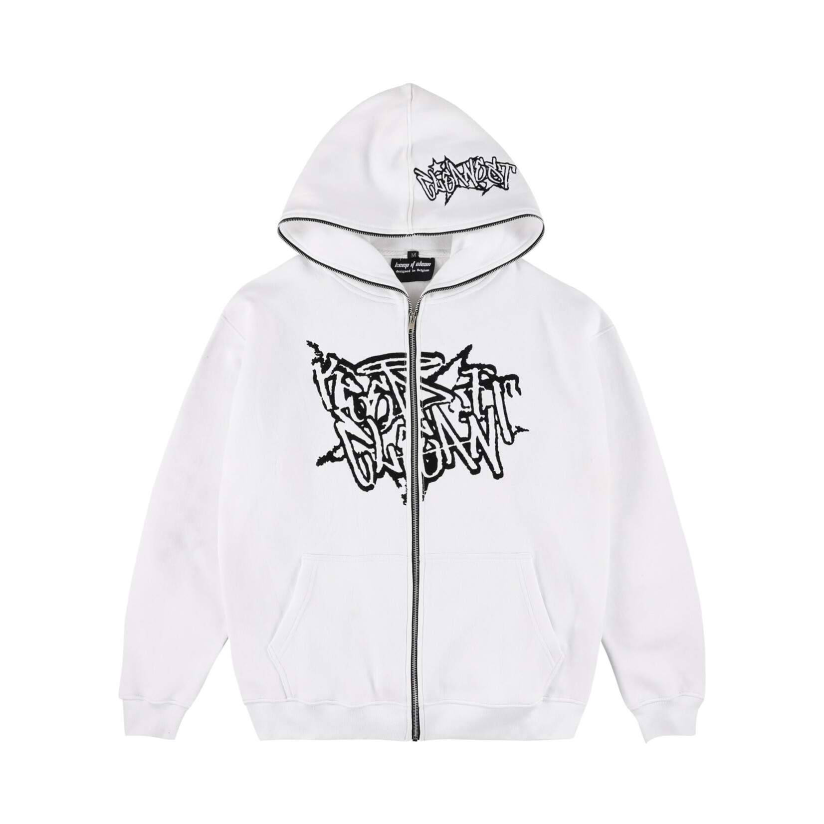 KEEP IT CLEAN KEEP IT CLEAN Full Zip White
