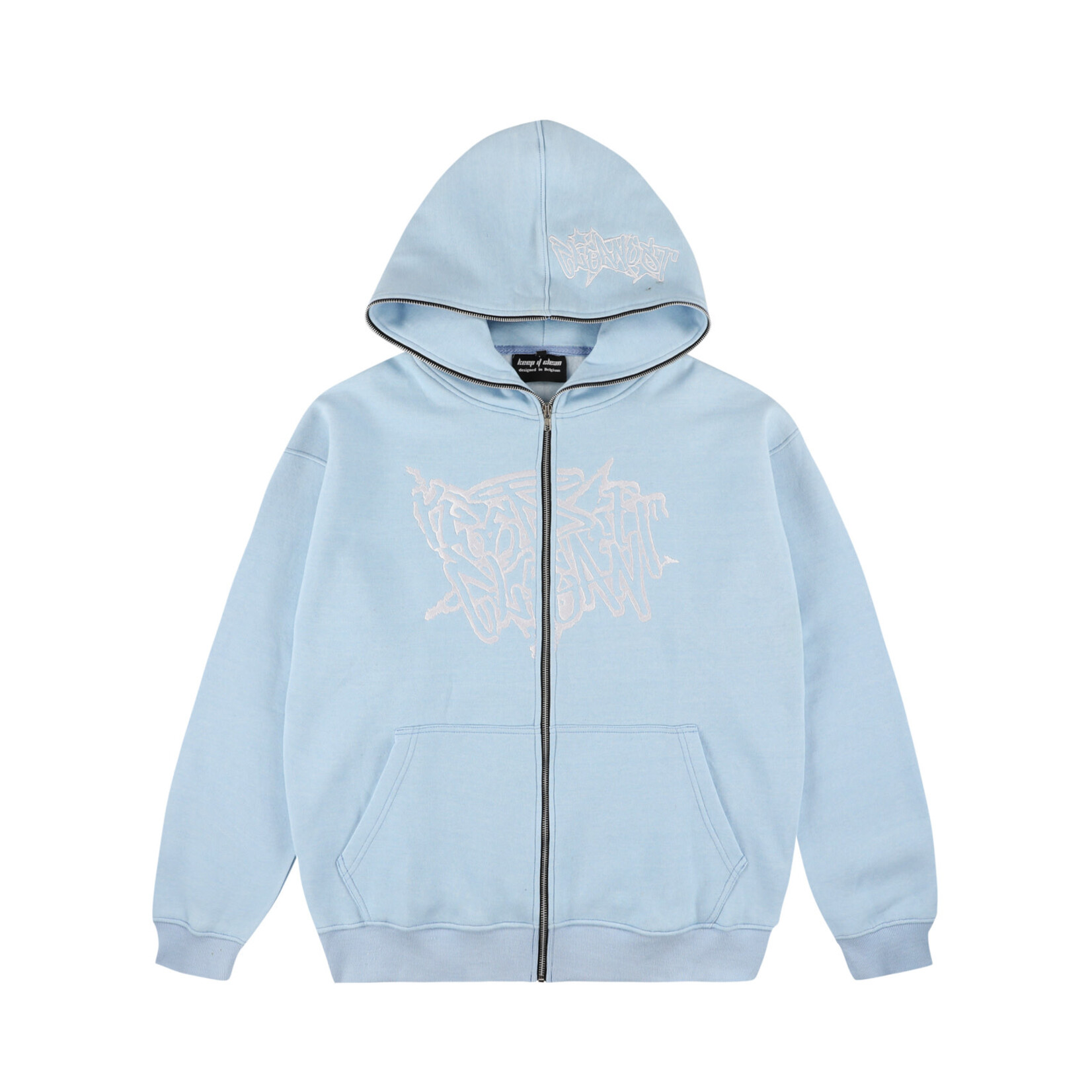 KEEP IT CLEAN KEEP IT CLEAN Full Zip Sky blue