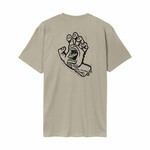 SANTA CRUZ Santa Cruz Screaming Hand Tee Stone Grey