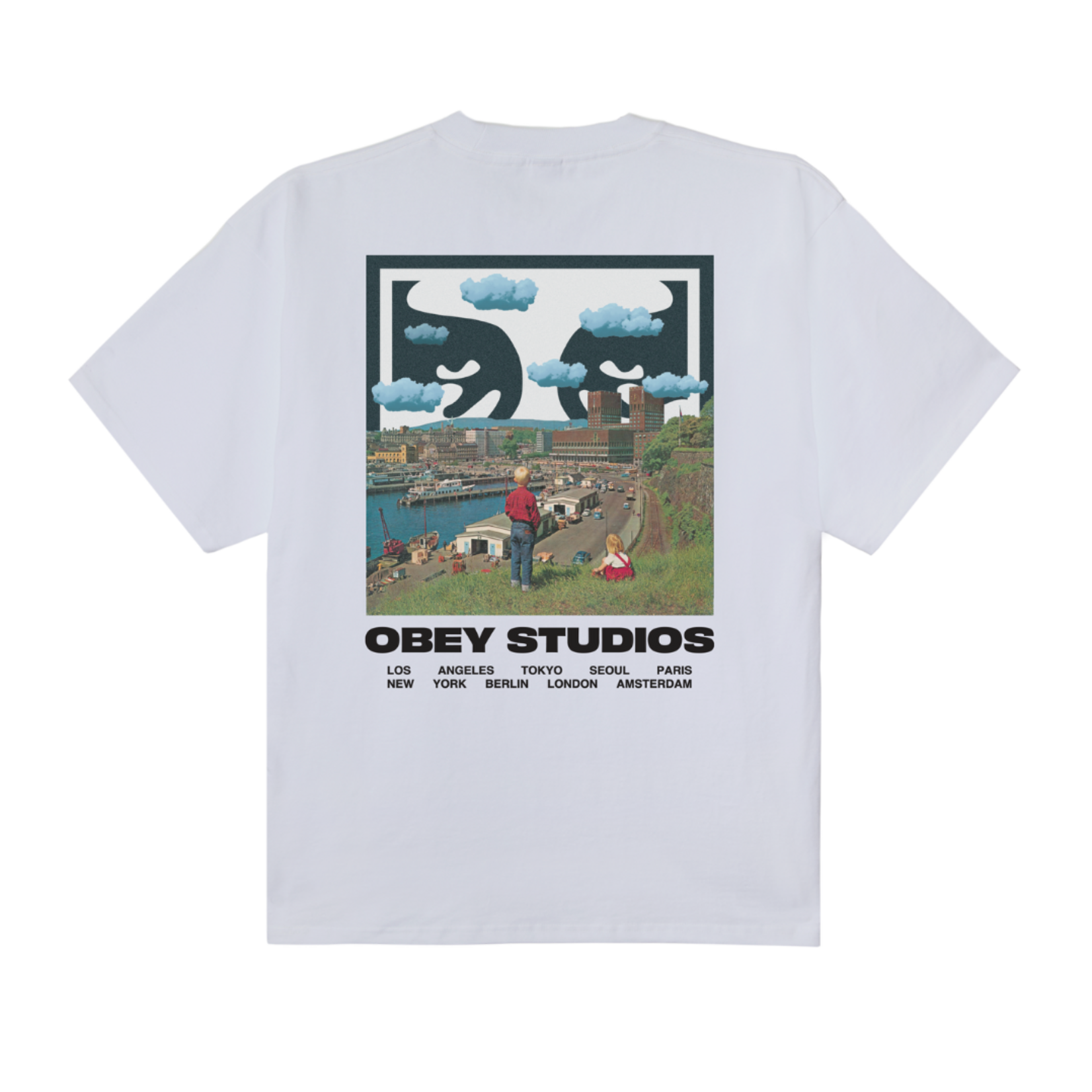 OBEY OBEY Sky Face Tee White