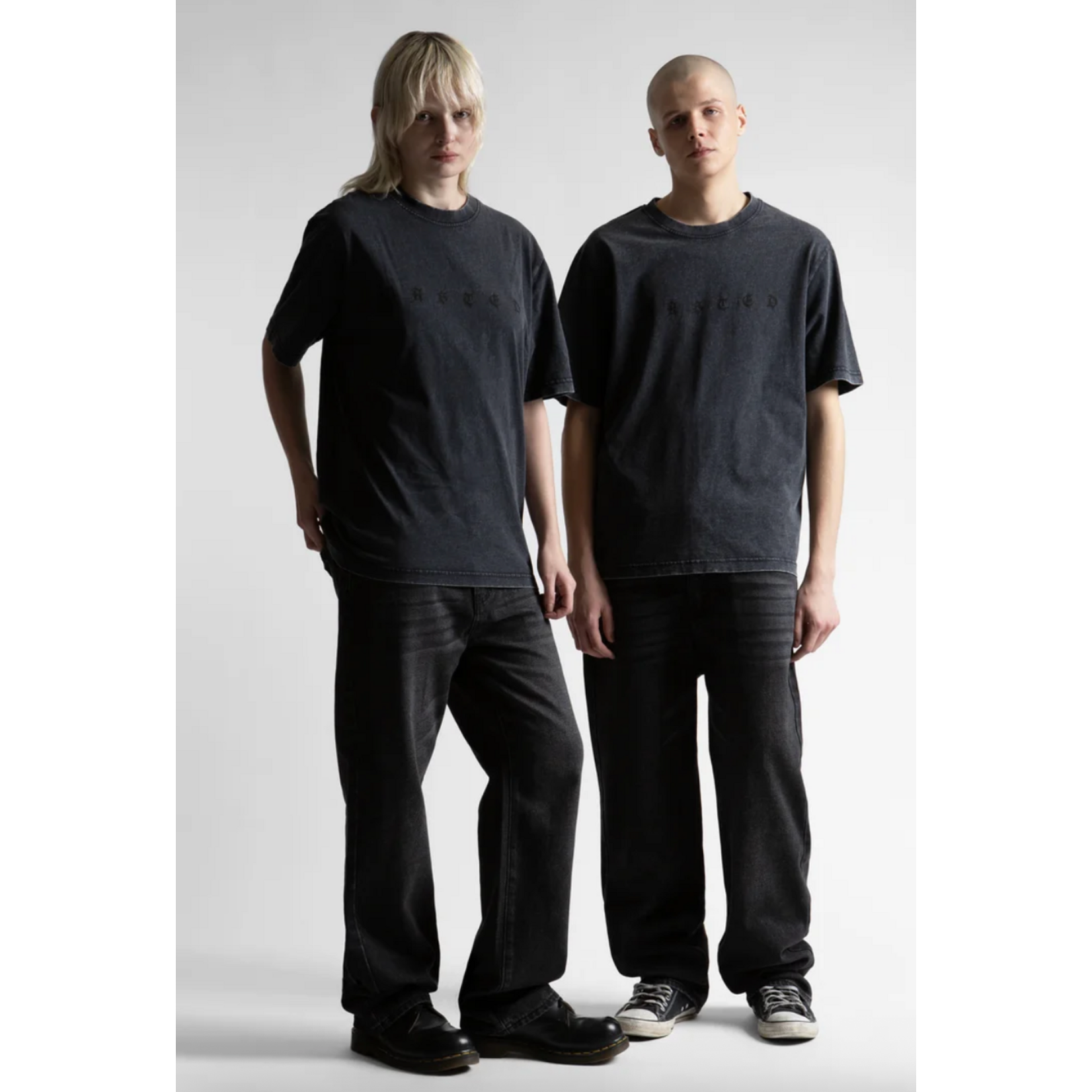 WASTED PARIS WASTED PARIS Splinter Tee Faded Black