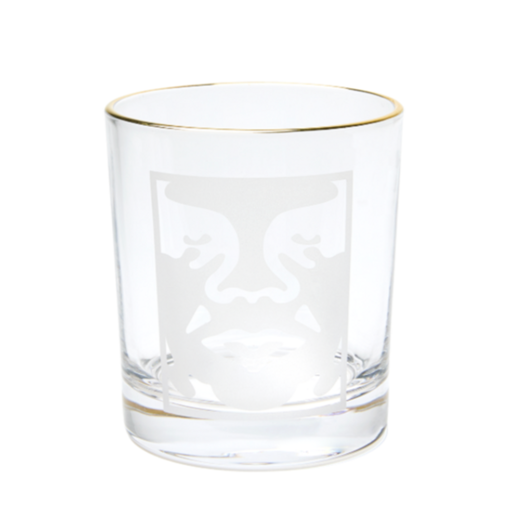 OBEY OBEY BOLD LOGO DRINKING GLASS