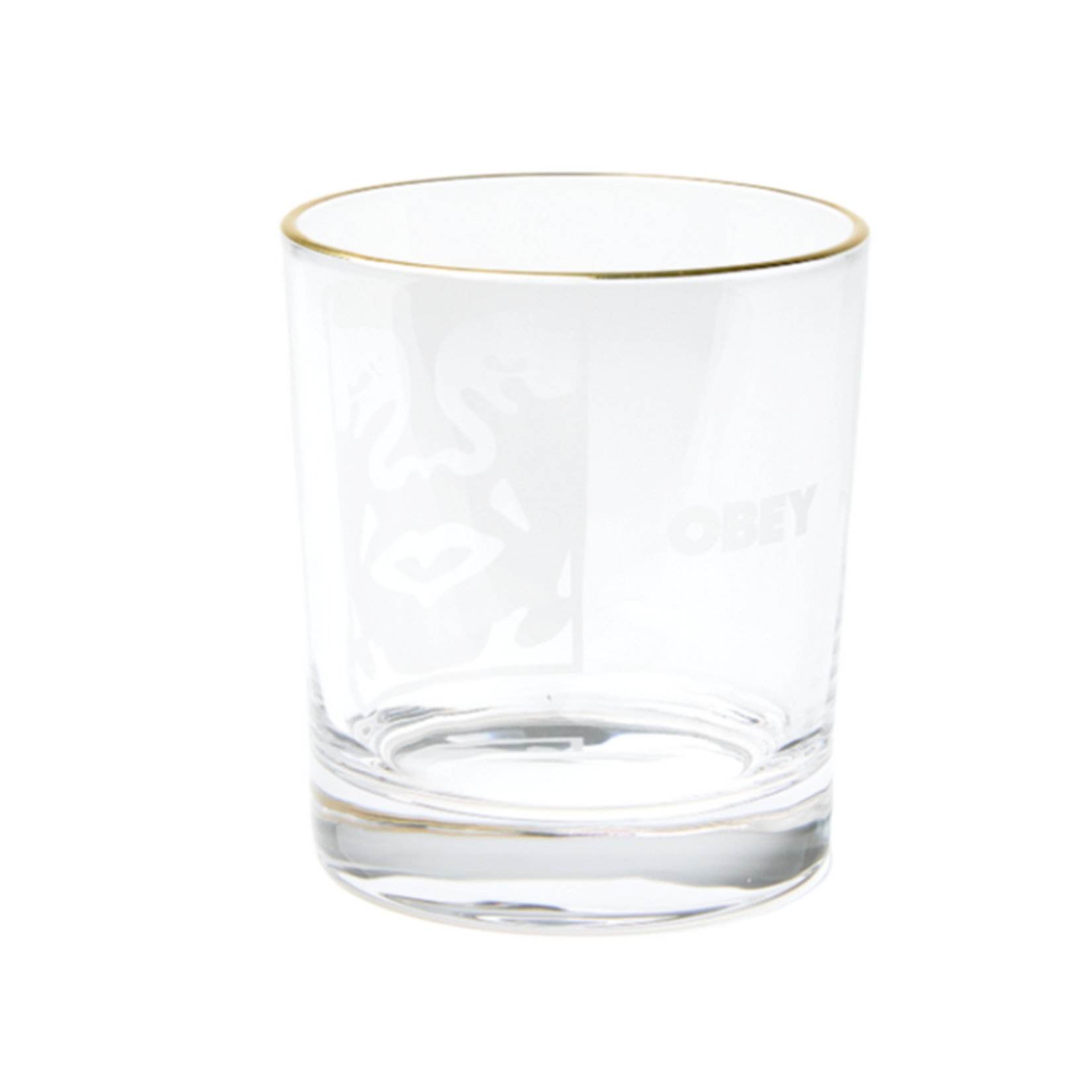 OBEY OBEY BOLD LOGO DRINKING GLASS