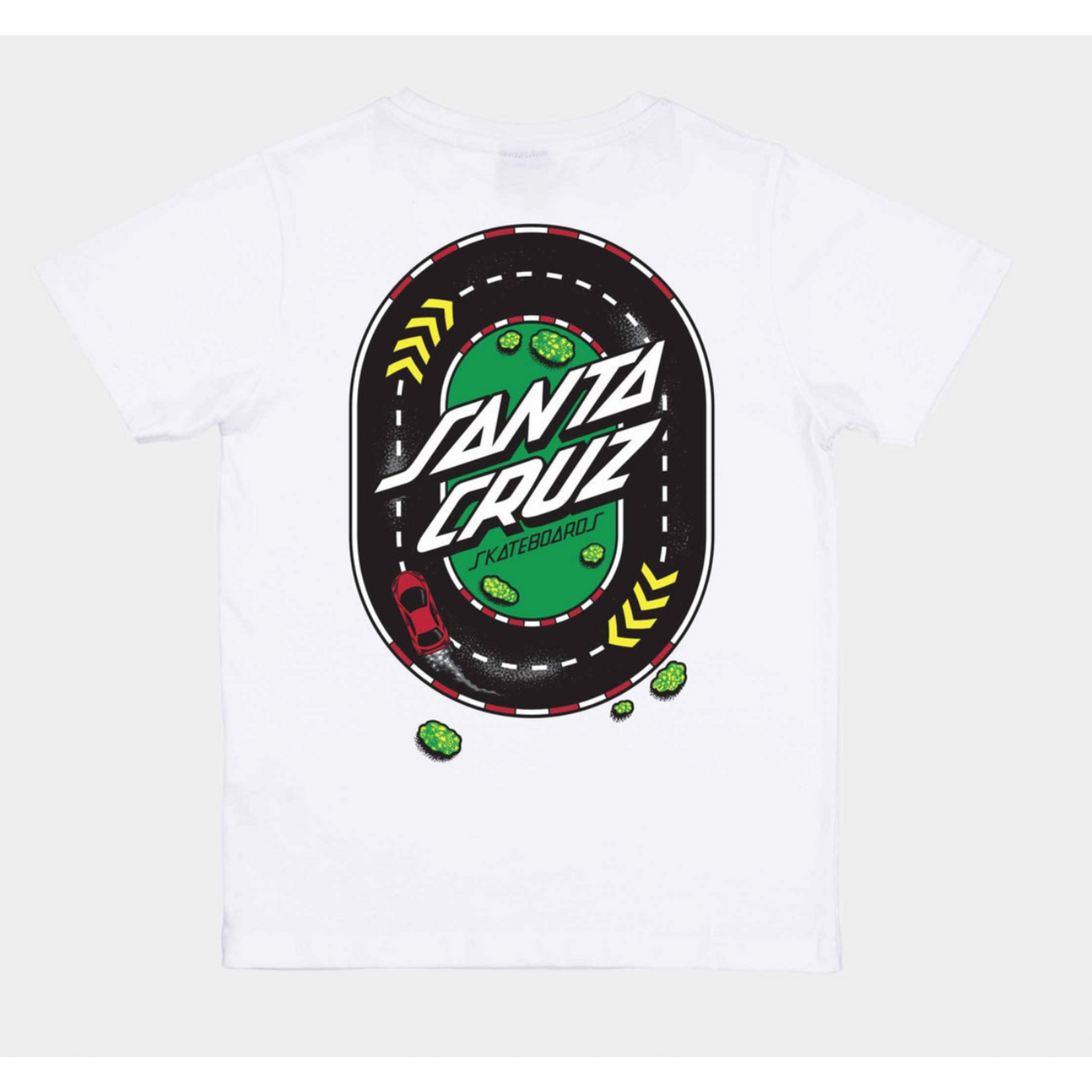 SANTA CRUZ SANTA CRUZ Kids Pit Cruz Tee White