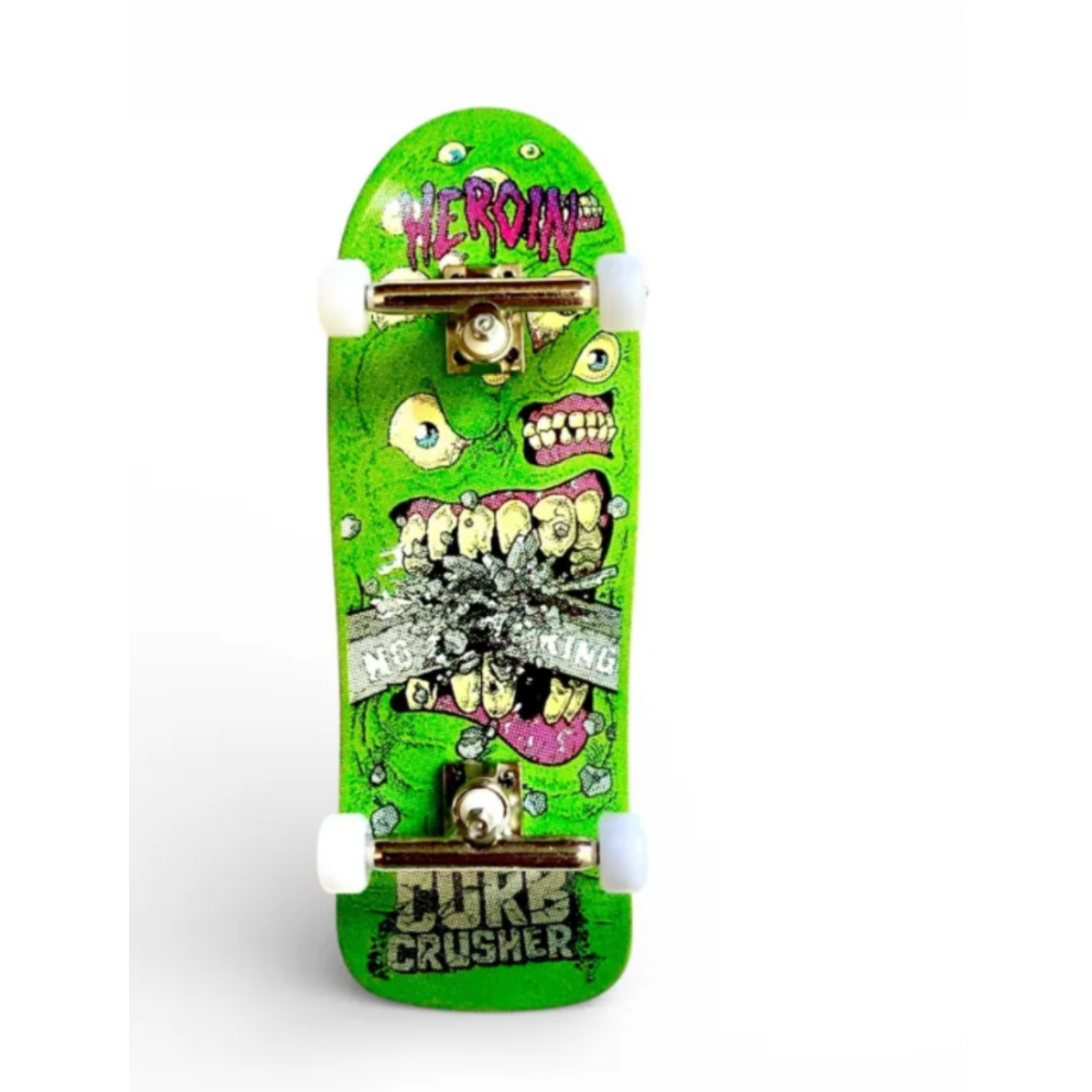 WILD STYLE Custom Pro X Heroin Curb Crusher Chomp Fingerboard Complete 33mm