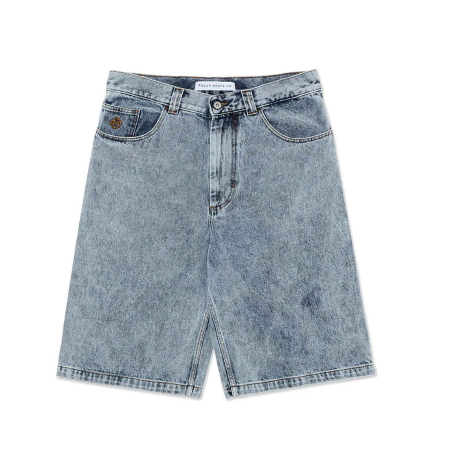POLAR POLAR BIG BOY SHORTS - HEAVY WASHED BLUE