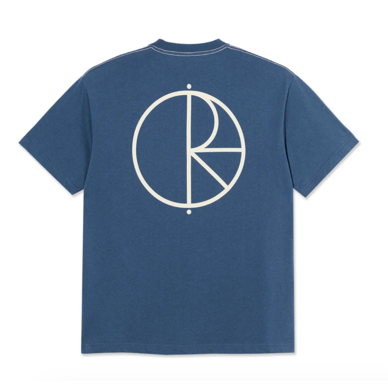 POLAR POLAR CONTRAST TEE I STROKE LOGO - GREY BLUE