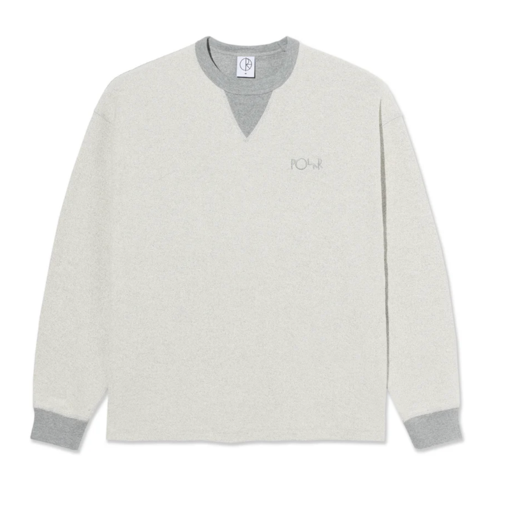 POLAR POLAR REVERSED SWEATER - HEATHER GREY