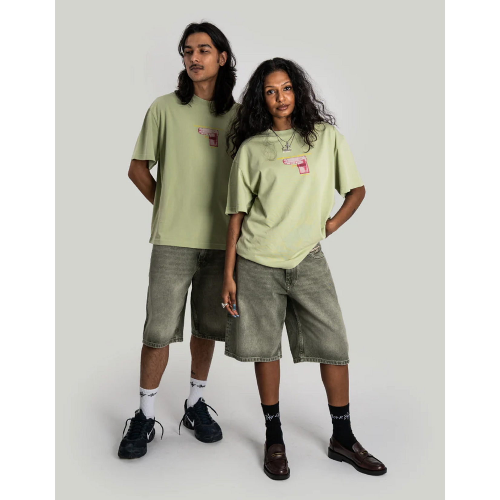 HOMEBOY HOMEBOY WATER GUN TEE WASHED GREEN