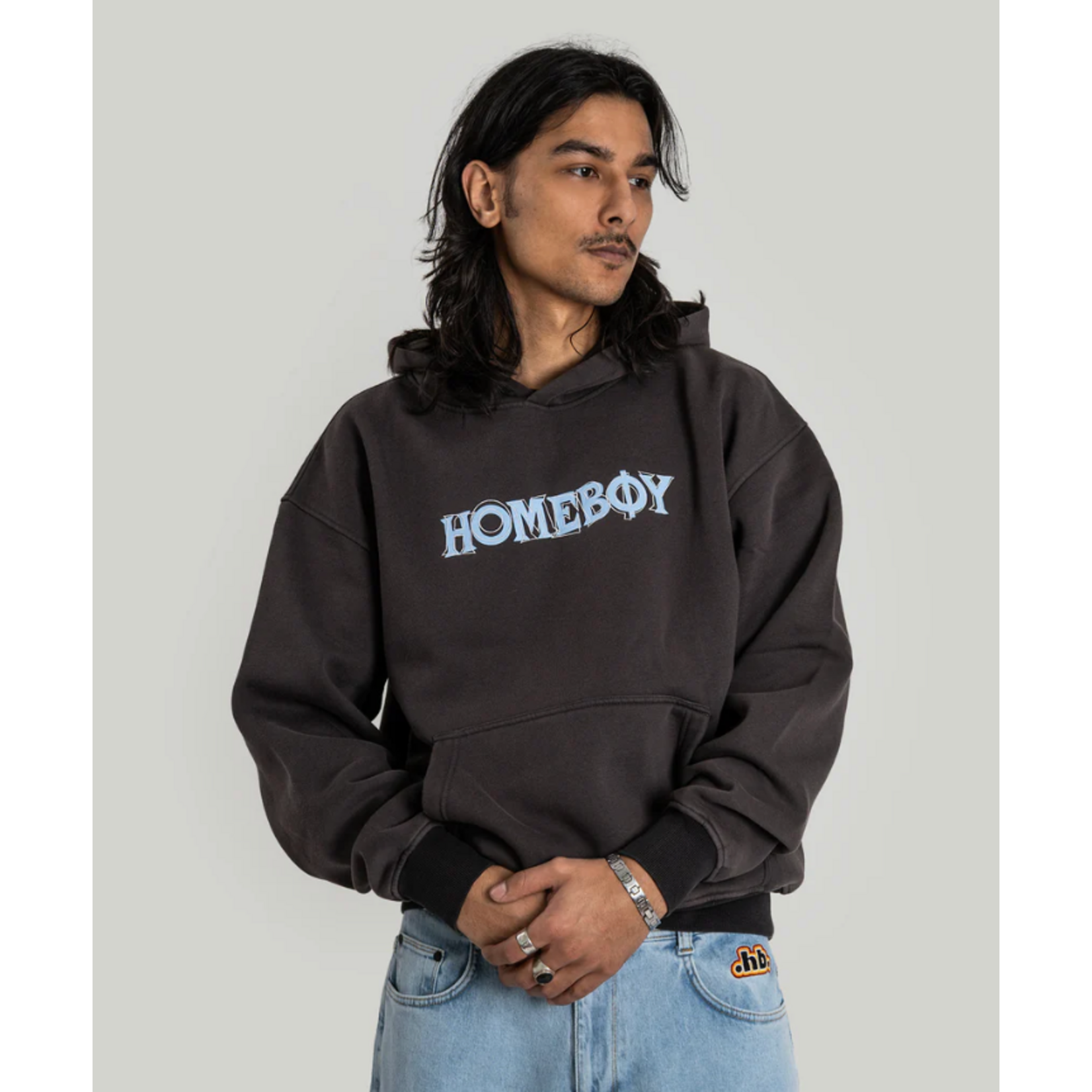 HOMEBOY HOMEBOY CHAOS HOOD WASHED GREY