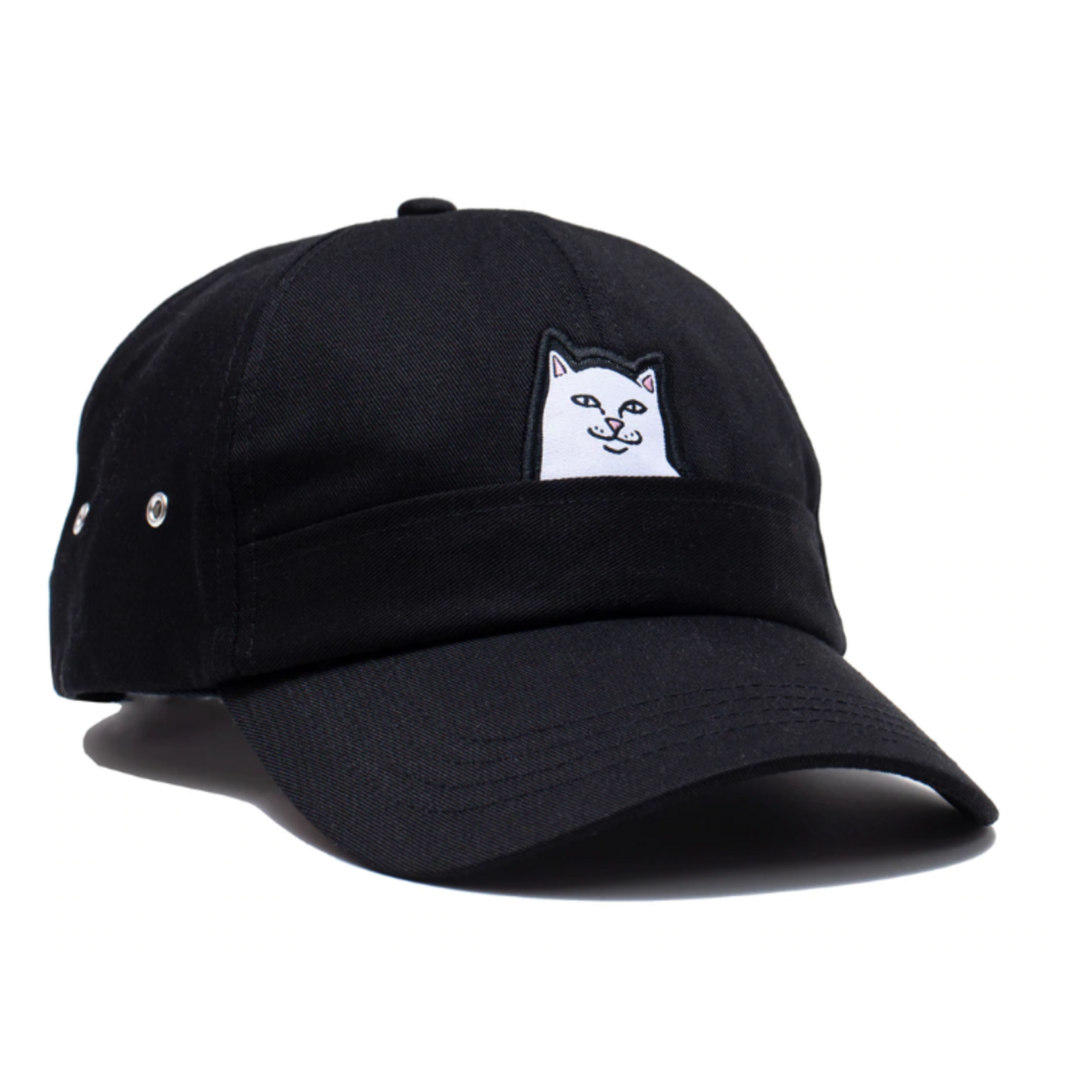RIPNDIP RIPNDIP Lord Nermal 6 Panel Pocket Hat (Black)