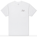 RIPNDIP RIPNDIP - LORD NERMAL POCKET TEE - WHITE