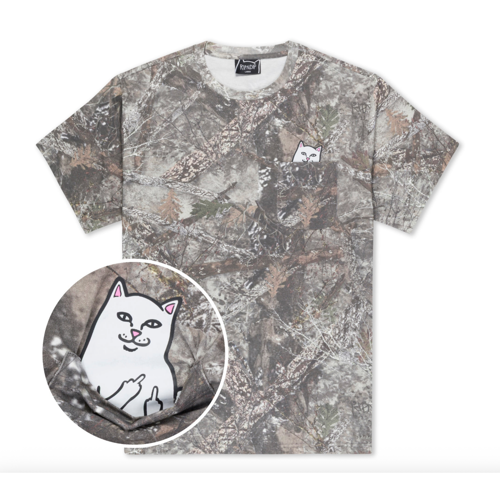 RIPNDIP RIPNDIP - POCKET TEE NERMAL CAMO