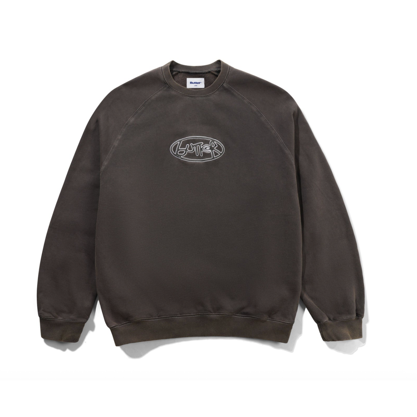 BUTTER GOODS BUTTER GOODS ABSELL CREWNECK WASHED BLACK
