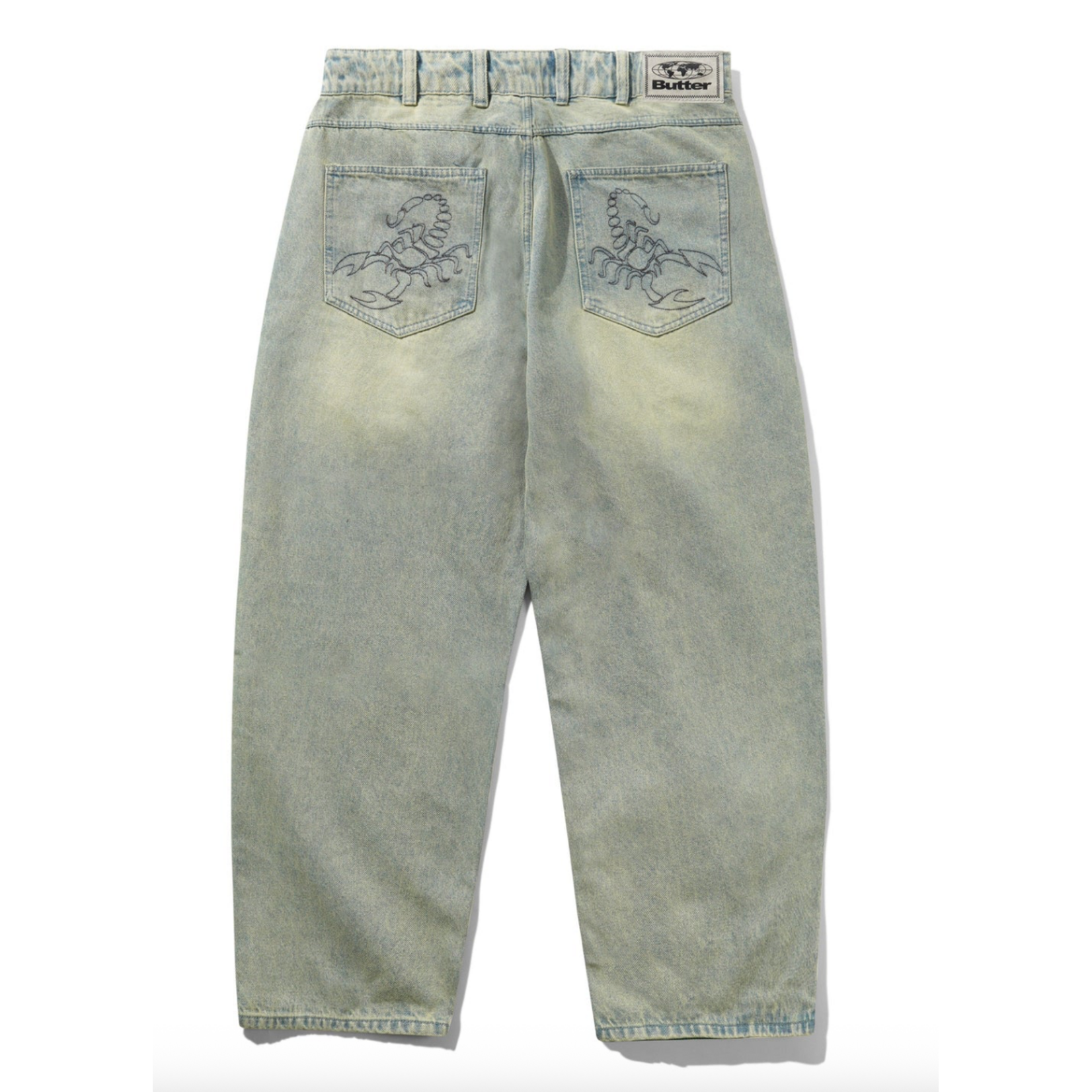 BUTTER GOODS Butter Goods Lock Baggy Denim Jeans Light Indigo