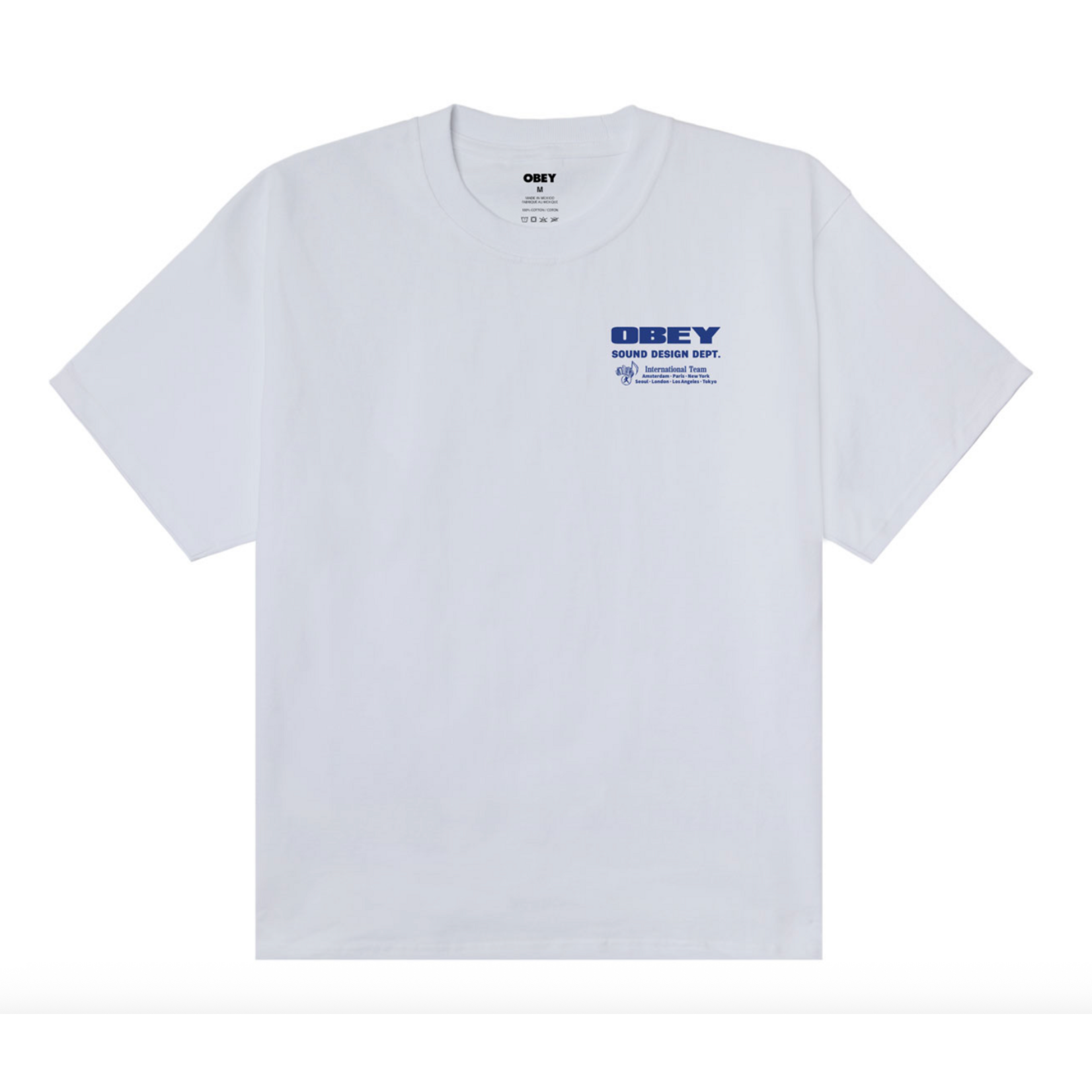 OBEY OBEY SOUND DESIGN TEE WHITE