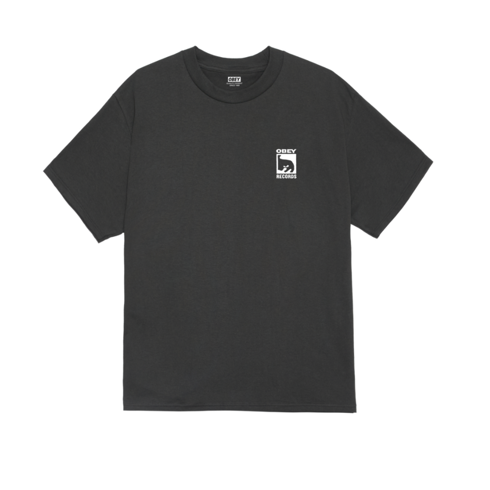 OBEY OBEY COME LOSE YOUR HEARING TEE BLACK