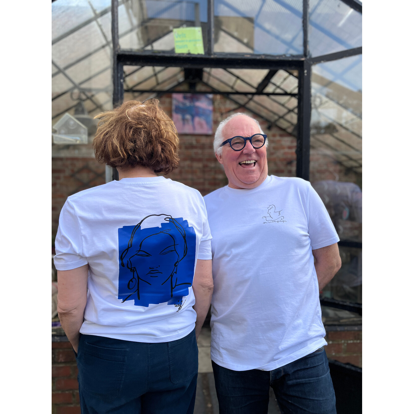 WILD STYLE Andre Van Schuylenbergh Tee White Blue