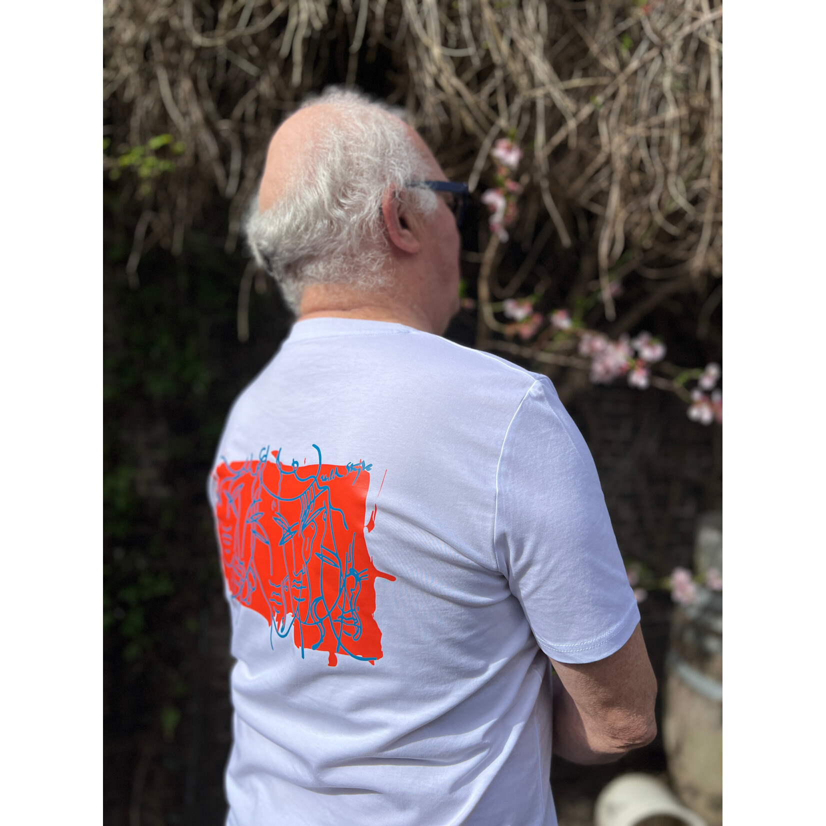 WILD STYLE Andre Van Schuylenbergh Tee White Orange