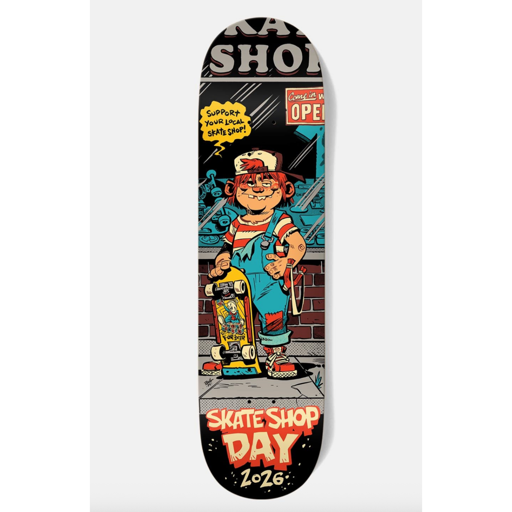 DLXSFF DLXSF SSD '26 Shop Keepers Skateboard Deck 8.06