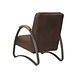 Industrial armchair Ivy Brown leather Industrial armchair Ivy Brown leather
