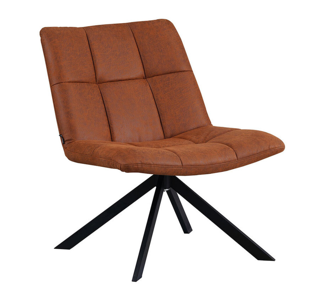 Industrial Chair Eevi Cognac Industrial Chair Eevi Cognac