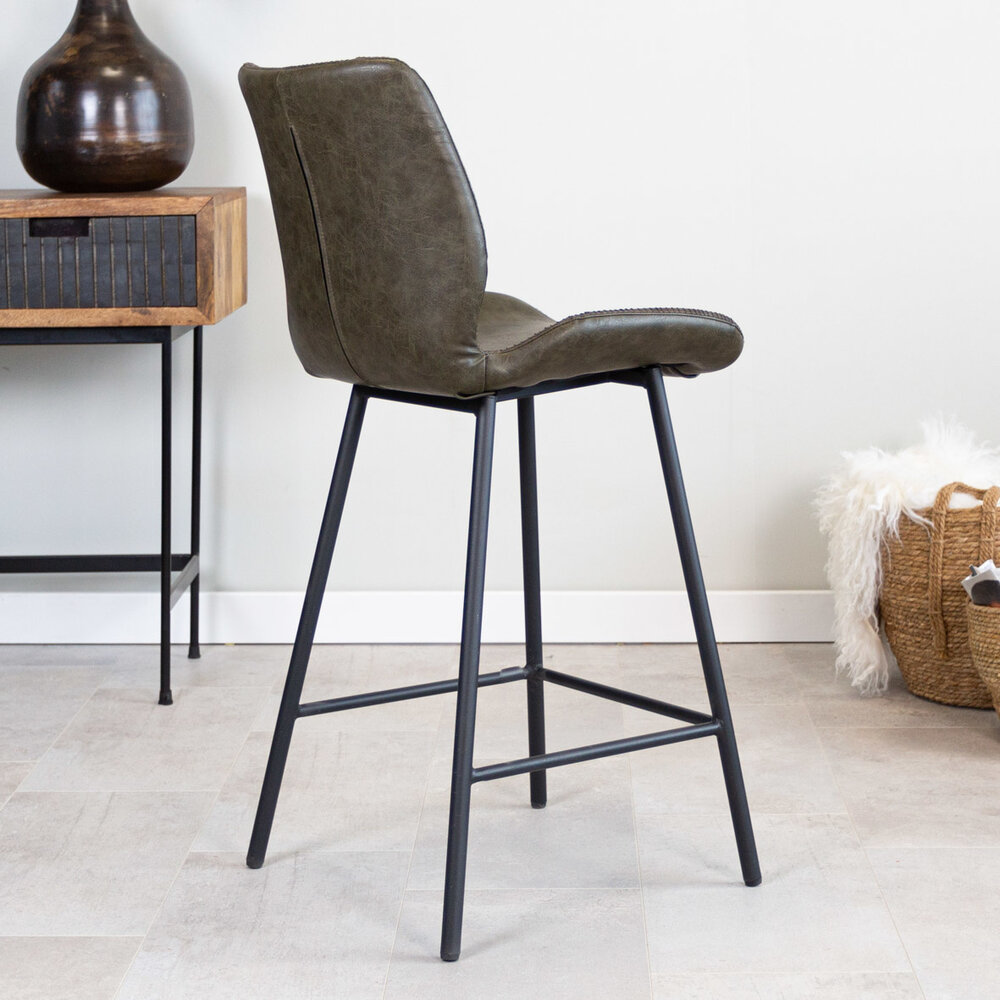 Industrial Barstool Barron Green Industrial Barstool Barron Green