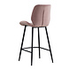 Velvet bar stool Toby Pink Velvet bar stool Toby Pink
