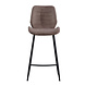 Velvet bar stool Toby Taupe Velvet bar stool Toby Taupe